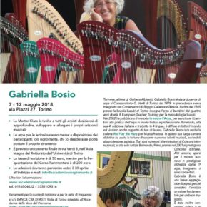 Masterclass di Gabriella Bosio