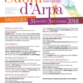 SUONI D’ARPA 2018: International Harp Contest e Festival