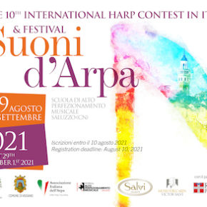 The 10th International Harp Contest in Italy “Suoni d’Arpa” will take place in 2021
