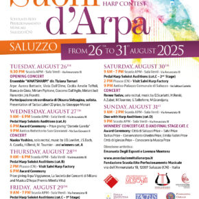 International Festival and Contest Suoni D’Arpa – GENERAL PROGRAM